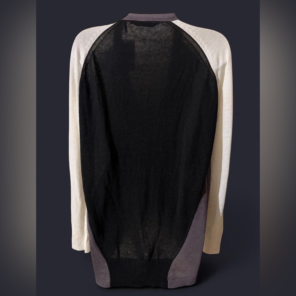 Vintage L.A.M.B Gwen Stefani color block Cardigan - Picture 2 of 6